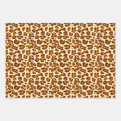 coole oerwoud dierlijk vingerafdrukken van betonne inpakpapier vel (Voorkant 3)