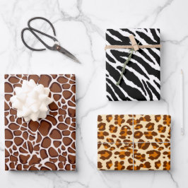 coole oerwoud dierlijk vingerafdrukken van betonne inpakpapier vel