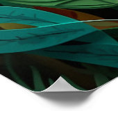 Coole olifant oerwoud liefhebbers poster (Hoek)