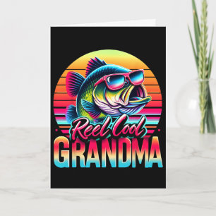 Coole oma Moederdag cadeaus grappige vissen Kaart