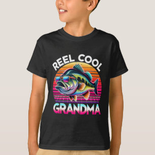 Coole oma Moederdag Cadeaus Grappige Vissen T-shirt