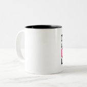 Coole oma tweekleurige koffiemok (Voorkant links)