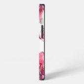 Coole, ongelofelijke roze bloemen iPhone hoesje (Linkerkant)