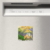 Coole oosterse Ghorapani bergpas Nepal kunst Magneet (Insitu (Vaatwasser))