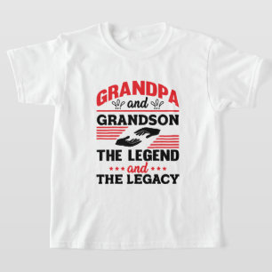 Coole opa kleinkind woordkunst  t-shirt