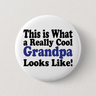 Coole opa ronde button 5,7 cm