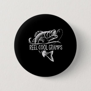 Coole opa-viscadeaus Opa Vaderdag Ronde Button 5,7 Cm