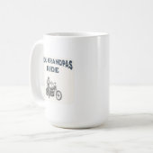 Coole Opa's Rijden Koffiemok (Voorkant links)