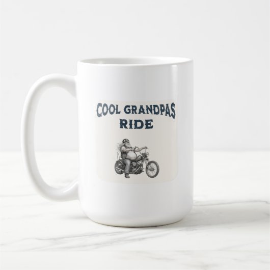 Coole Opa's Rijden Koffiemok (Links)