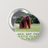 coole Orangutan-design Ronde Button 5,7 Cm (Voorkant /achterkant)