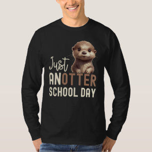 Coole Otter Voor Jongens Meisjes Mannen Kinderen V T-shirt