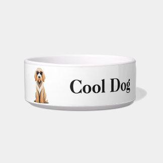 Coole Otterhound met Zonnebril Voerbak Voerbakje