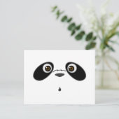 coole Panda-illustratie van Kanjiz Briefkaart (Staand voorkant)
