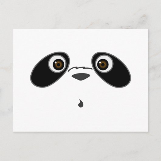 coole Panda-illustratie van Kanjiz Briefkaart (Voorkant)