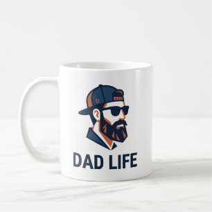Coole papa met zonnebril koffiemok