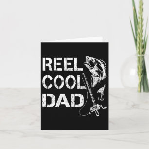 Coole papa visserij vaderdag cadeau T-shirt Kaart