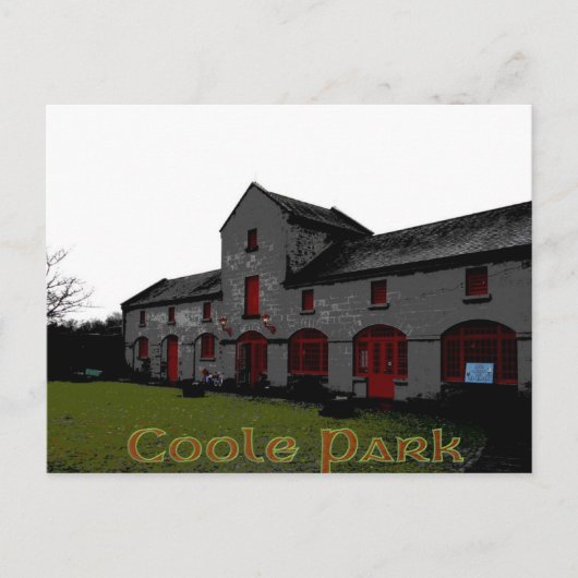 Coole Park, Galway Ansichtkaart Briefkaart (Voorkant)