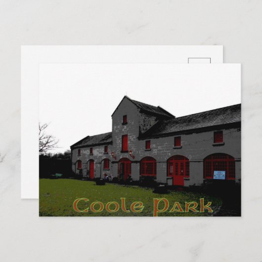 Coole Park, Galway Postcard Briefkaart (Voorkant / Achterkant)
