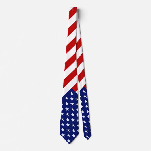 Coole patriottische Amerikaanse vlag Stropdas (Voorkant)
