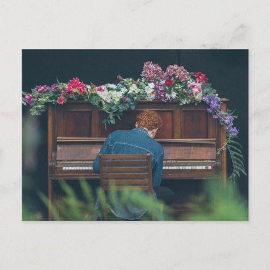 Coole Piano Kunst Briefkaart (Voorkant)