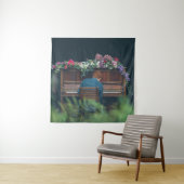 Coole piano kunst wandkleed (In situ)
