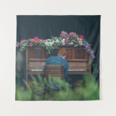 Coole piano kunst wandkleed (Voorkant)