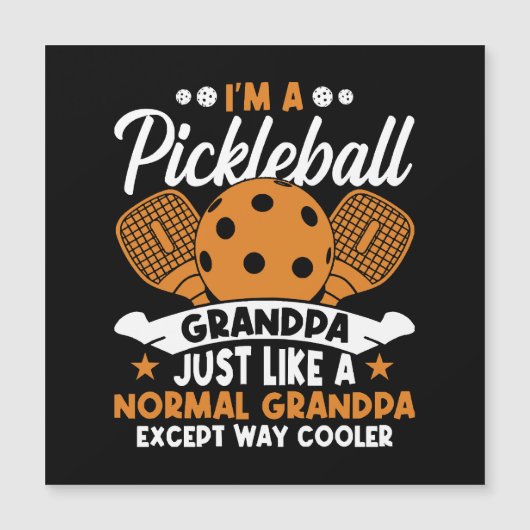 Coole Pickleball Opa Speler (Voorkant)