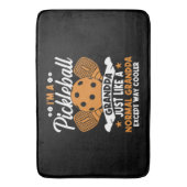 Coole Pickleball Opa Speler Badmat (Voorkant Verticaal)