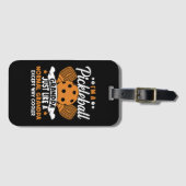 Coole Pickleball Opa Speler Bagagelabel (Voorkant (horizontaal))