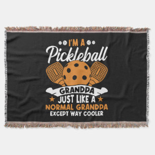 Coole Pickleball Opa Speler Deken