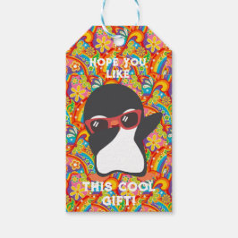 COOLE PINGUÏN CADEAU LABELS CADEAULABEL