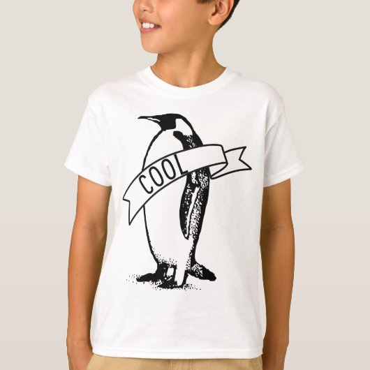 coole pinguïn t-shirt (Voorkant)