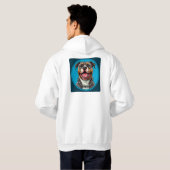 Coole Pitbull Hond Hoodie (Achterkant volledig)