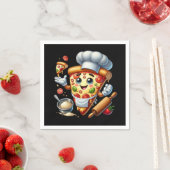 Coole Pizza liefhebbers feestje  Servet (Insitu)