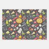 coole pizza party inpakpapier vel (Voorkant 2)