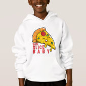 coole pizzaliefhebbers unisex Hoodie  (Voorkant)