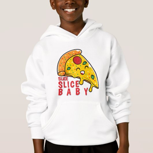 coole pizzaliefhebbers unisex Hoodie  (Voorkant)