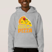 coole pizzaliefhebbers unisex Hoodie (Voorkant)