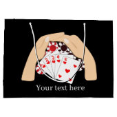 coole poker - nacht tekstcasino toevoegen groot cadeauzakje (Achterkant)