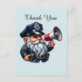 Coole politie bedankt briefkaart (Voorkant)