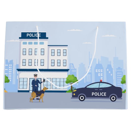 coole politiepost groot cadeauzakje (Voorkant)