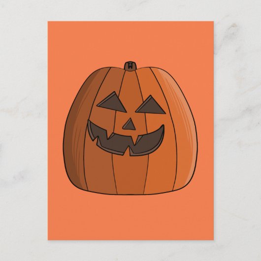 Coole Pompoen Briefkaart (Voorkant)