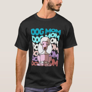 Coole Poodle Hond Moeder Retro Vintage Hond T-shirt