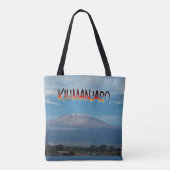 Coole Populaire Wandelbare Klimbare Mount Kilimanj Tote Bag (Achterkant)