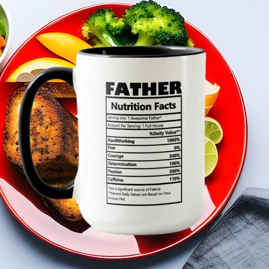 coole preffacten voor vader mok