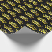 coole princess crown tiered cadeaupapier (Hoek)