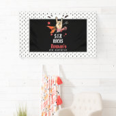 Coole Punk Rockster Verjaardag Elke Leeftijd Spandoek (Insitu)