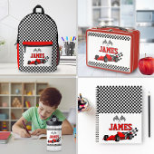 Coole raceauto jongen aangepaste naam gepersonalis