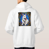 Coole rashond hoodie (Achterkant)