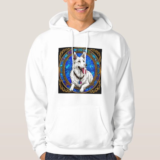 Coole rashond hoodie (Voorkant)